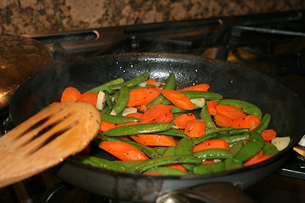 carrot stir fry