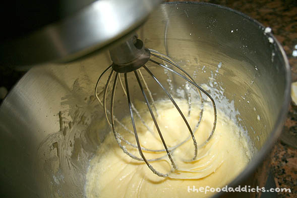 Next, whisk together the wet ingredients. 