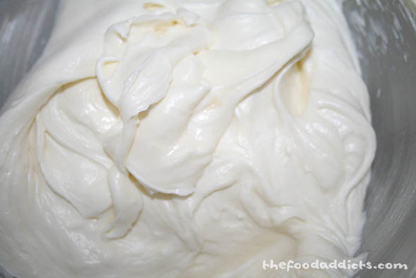 Create the cream cheese frosting by following the recipe that we have provided.