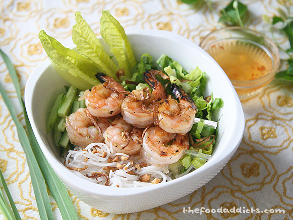 Grilled Lemongrass Shrimp Vermicelli