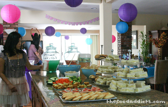  house in a Wonderland theme with luscious colors of turquoise purple 